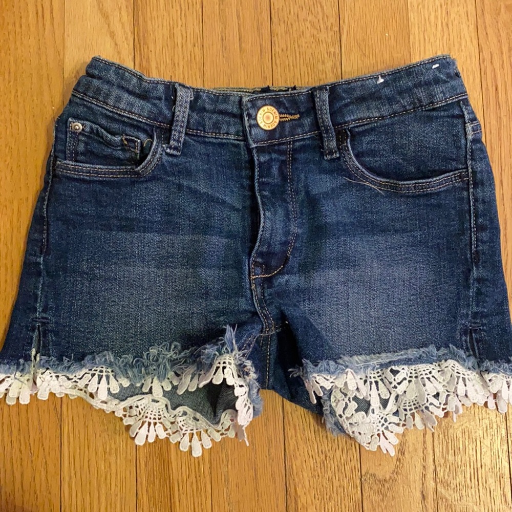 h&m girls jean shorts